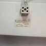 Vintage Pendant Lamp Metal White 1970s 4