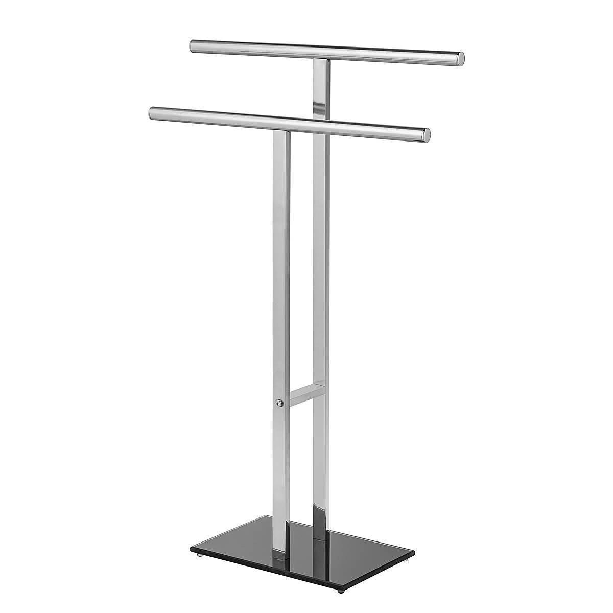 Handtuchständer Lava Edelstahl Silber 1
