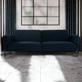 Maggie Sofa 3-Sitzer Velour Lux Navy 6