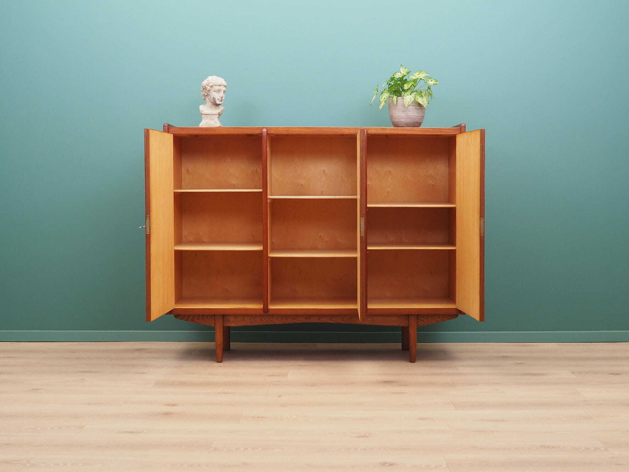 Vintage Sideboard Teak Wood Brown 1960s 2