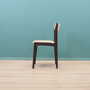 2x Vintage Stuhl Eichenholz Beige 1970er Jahre 8