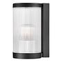 1-Flammig Wandleuchte Coupar Aluminium PVC Schwarz 1