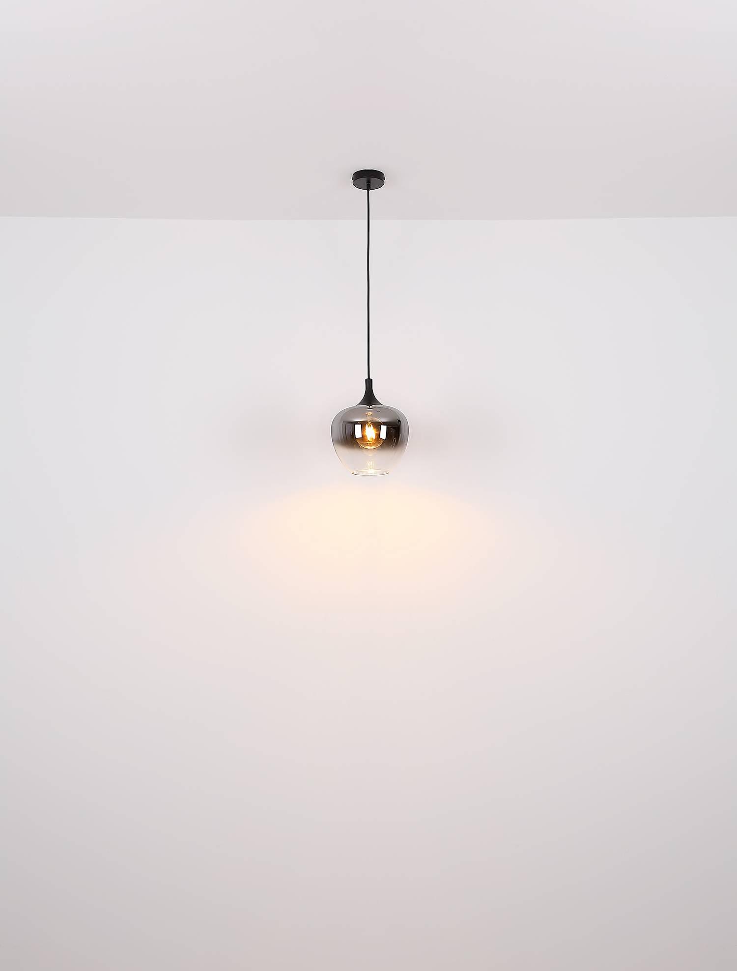 Pendelleuchte Maxy Typ B Farbglas Eisen Durchmesser: 24 cm 4
