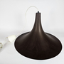 Vintage Hexenhut Lampe Metall Braun 1960er Jahre 1
