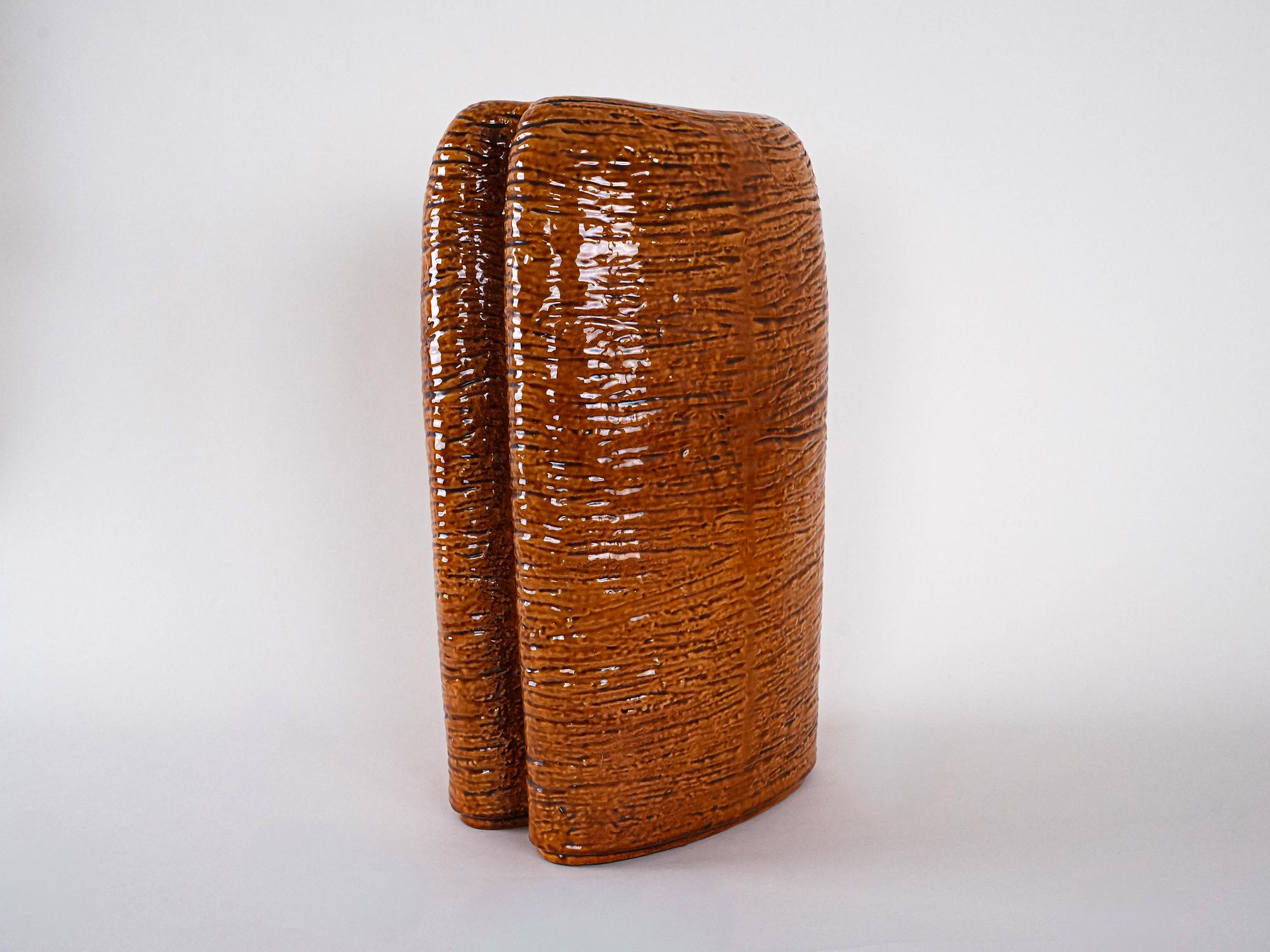 Keramikvase Braun 3