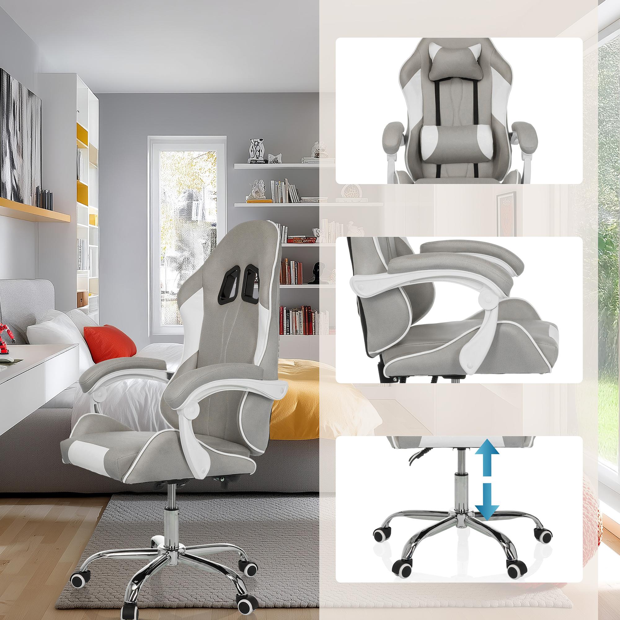 GAMEBREAKER W03 Bürostuhl Textil Grau 3