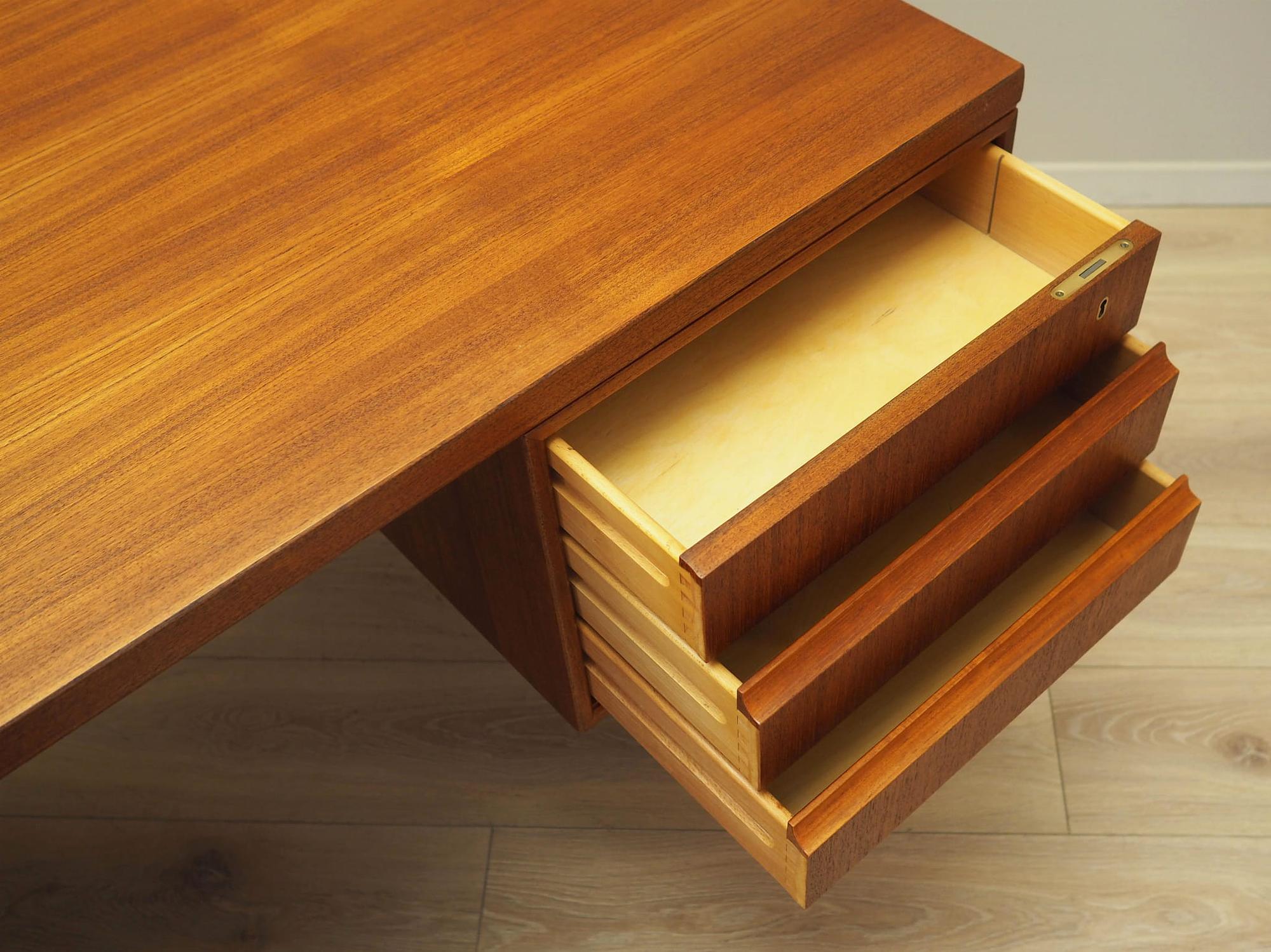 Desk Teak 1970s 12
