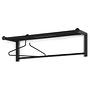 Wandgarderobe Sunol II Metall Schwarz 1