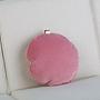 Kissen Circle Cushion Samt Rosa Ø 30cm inkl. Füllung  0