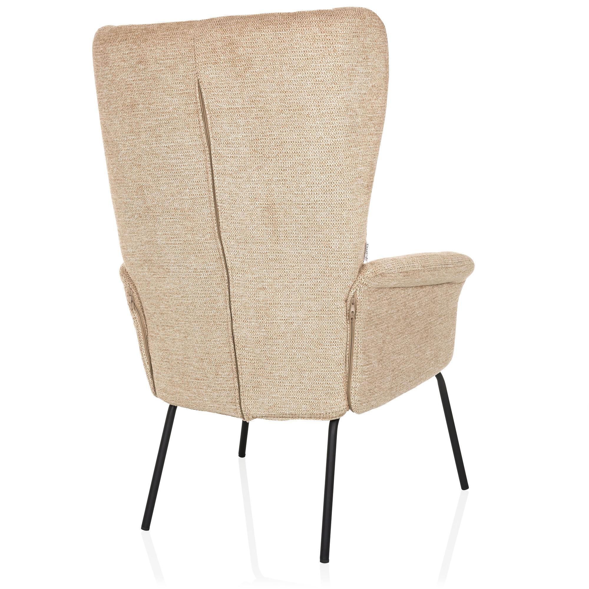 HAVENIO Armchair Fabric Beige 9