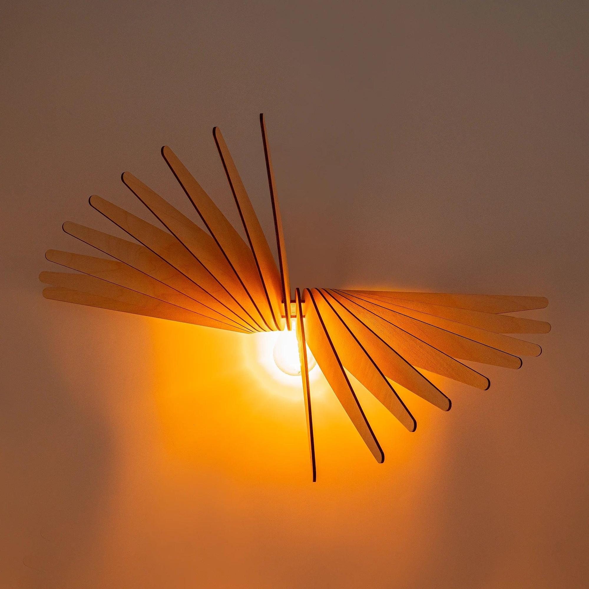 Albatros Wall Lamp Wood 5