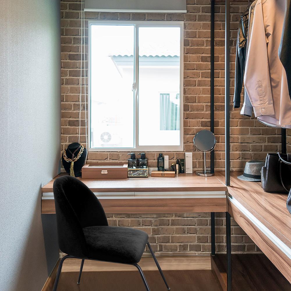 VELVO Sedia Tessuto Nero 9