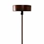 Swis Pendant Light Travertine Walnut Wood Brown 8