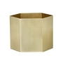 Hexagon Pot Gold 0
