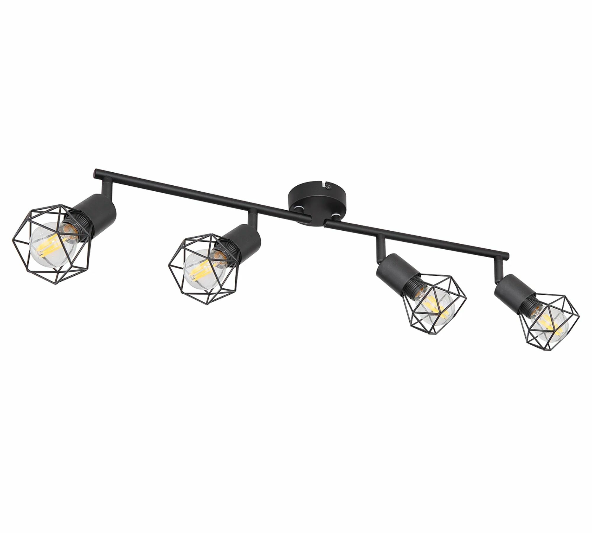 Ceiling light Xara III iron 4-light 2