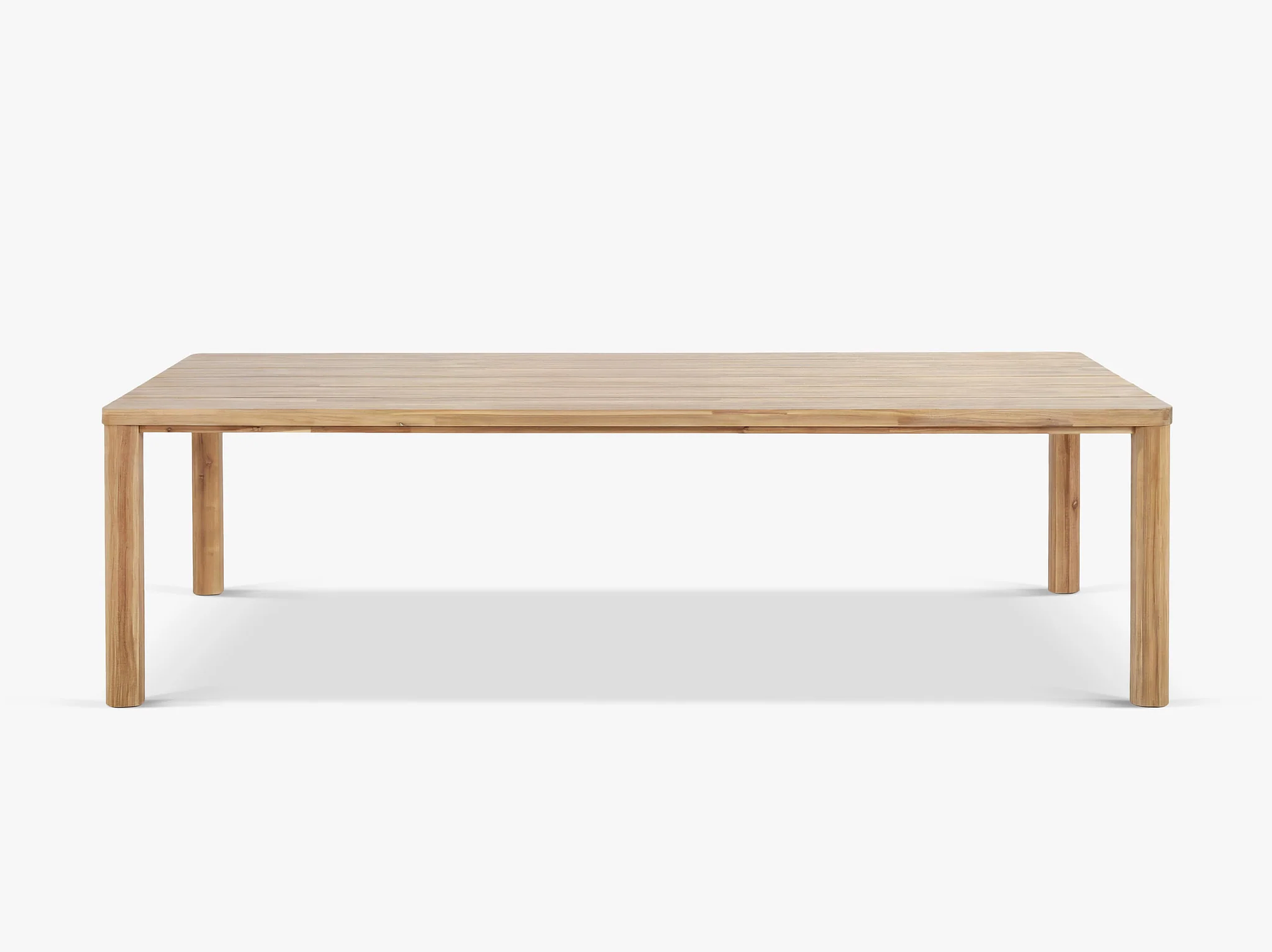 Menara Garden Table Solid Wood Light Brown 2