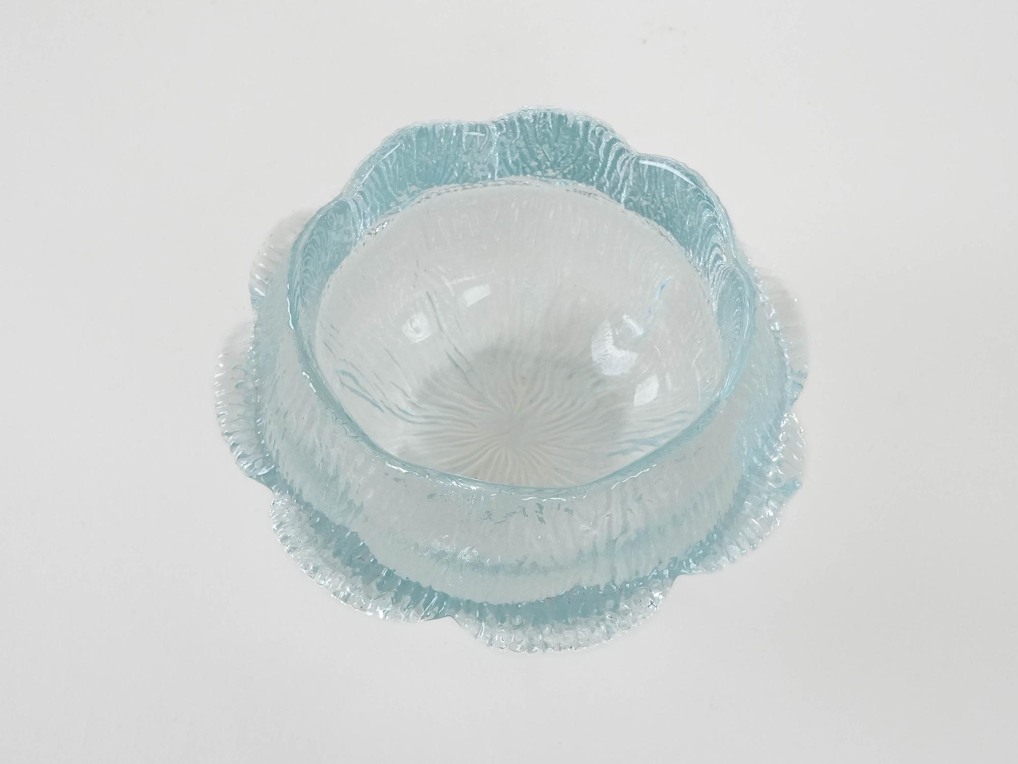 Glass bowl Transparent 1980s 5
