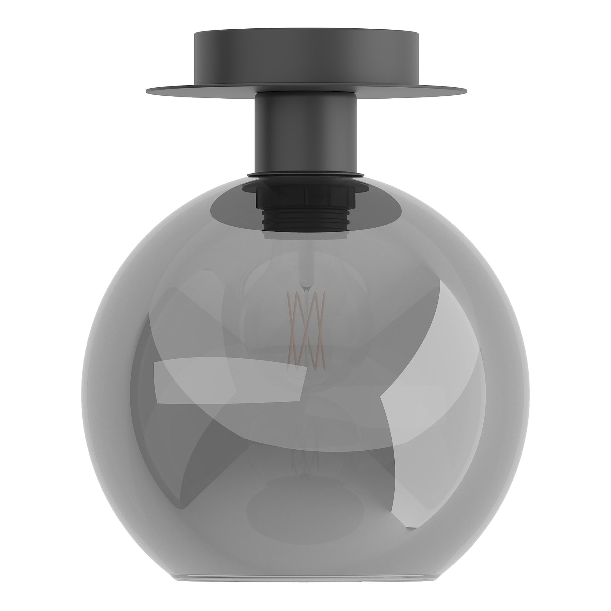 1-Flammig Entea Deckenleuchte Farbglas Eisen 3