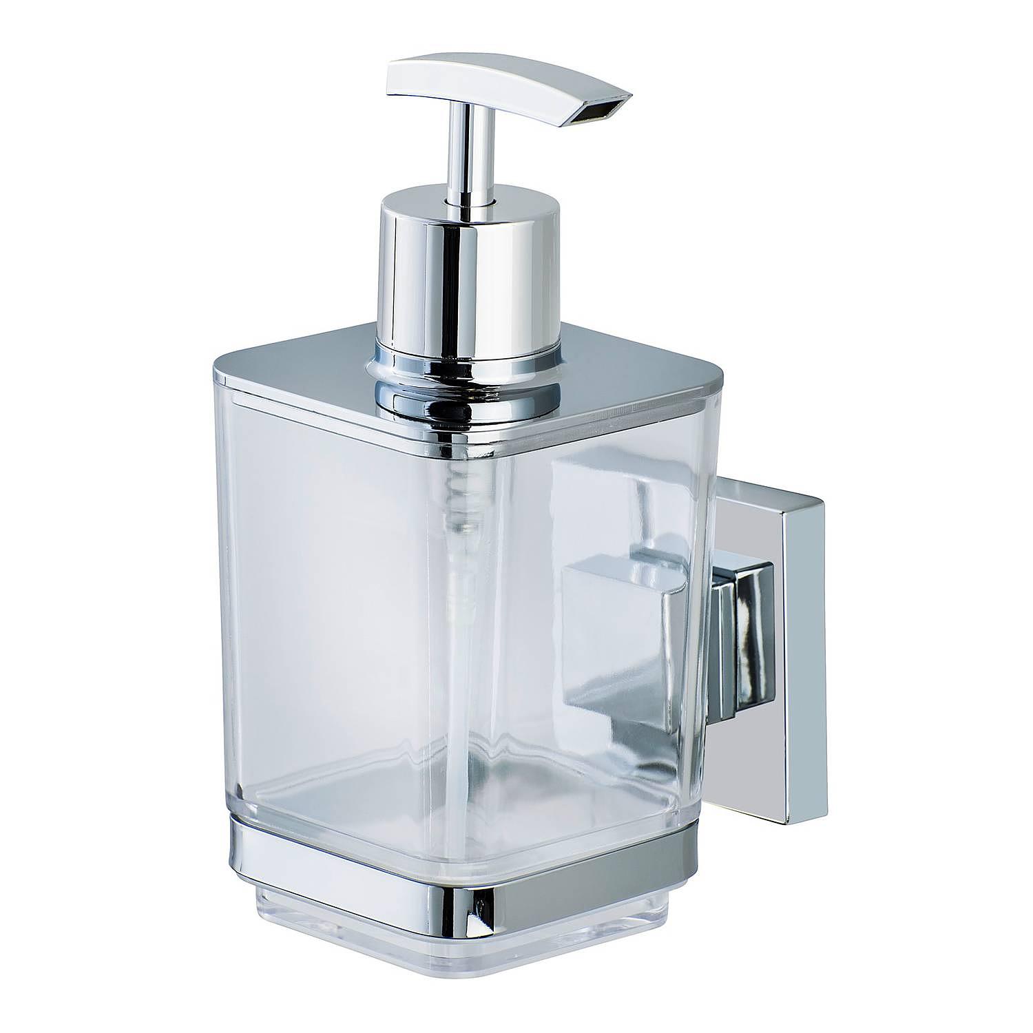 Vacuum-Loc Quadro Soap dispenser Stainless steel ABS Chrome 0
