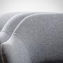Saarinen Conference Armchair Textile Metal Grey 7