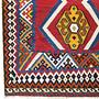 Kilim Gashgai Teppich Mehrfarbig 2