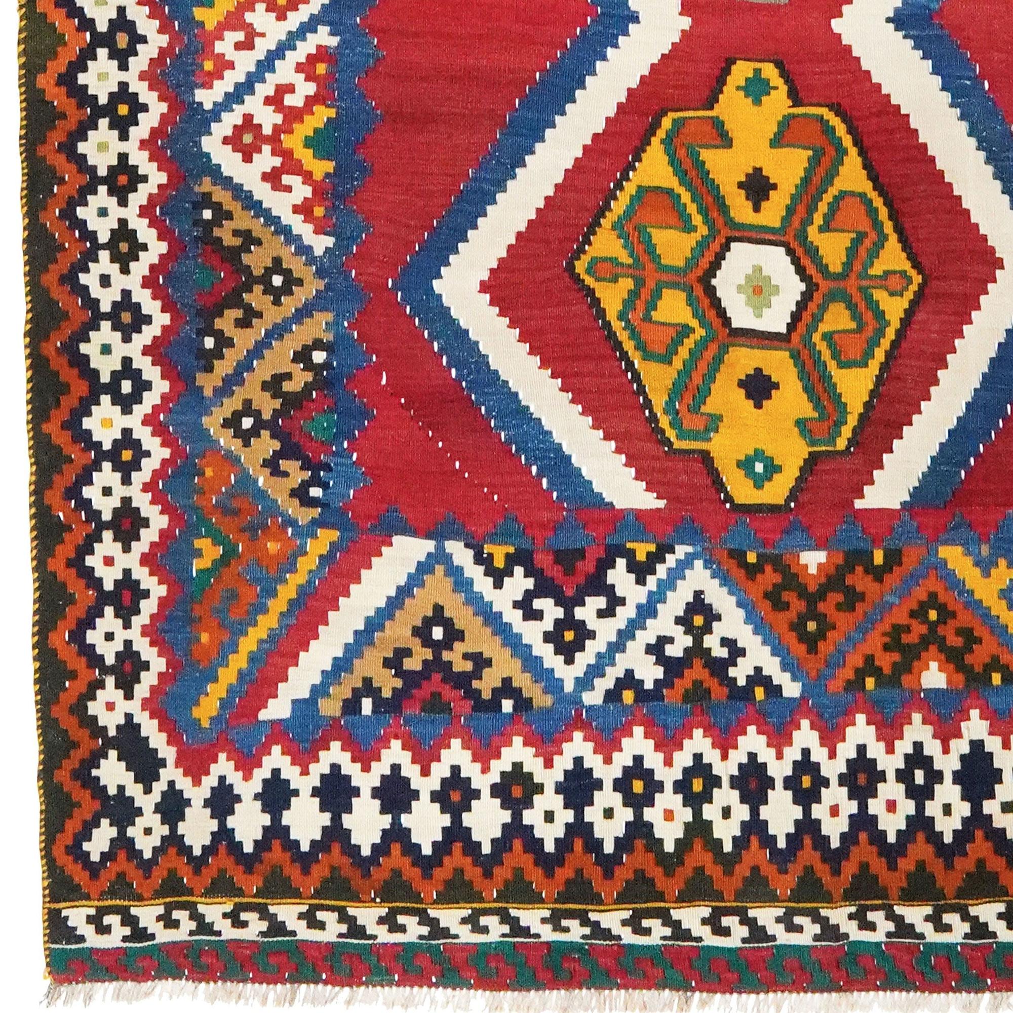 Kilim Gashgai Rug Multicolored 2