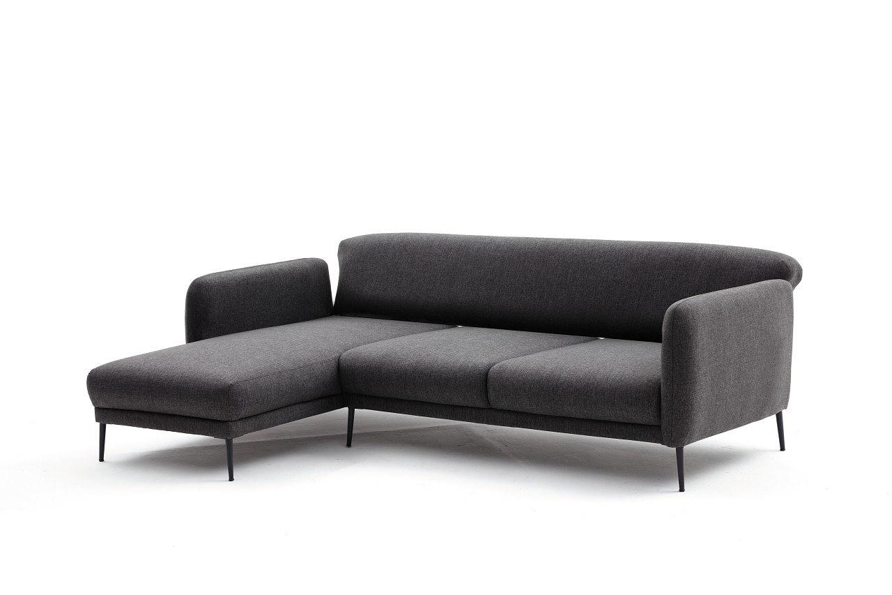 Venus Sofa Récamiere Links Anthrazit 8