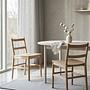 2x Julie Chair Oak Wood Natural 2