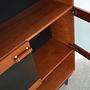 Display cabinet Teak wood 1970s 8