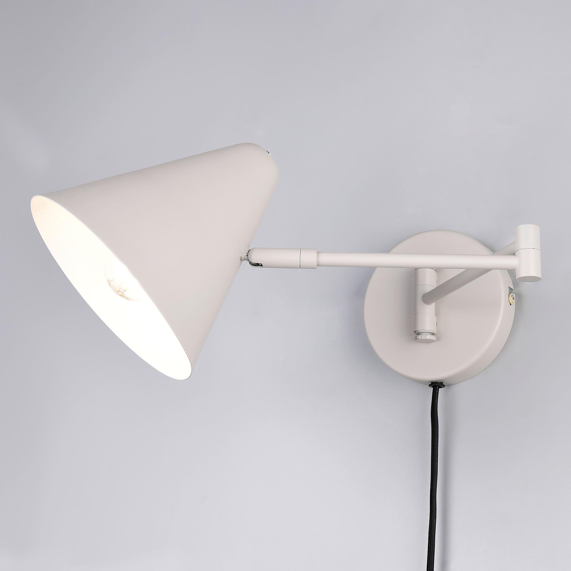 Wandleuchte Cosima Eisen Lichtgrau 1