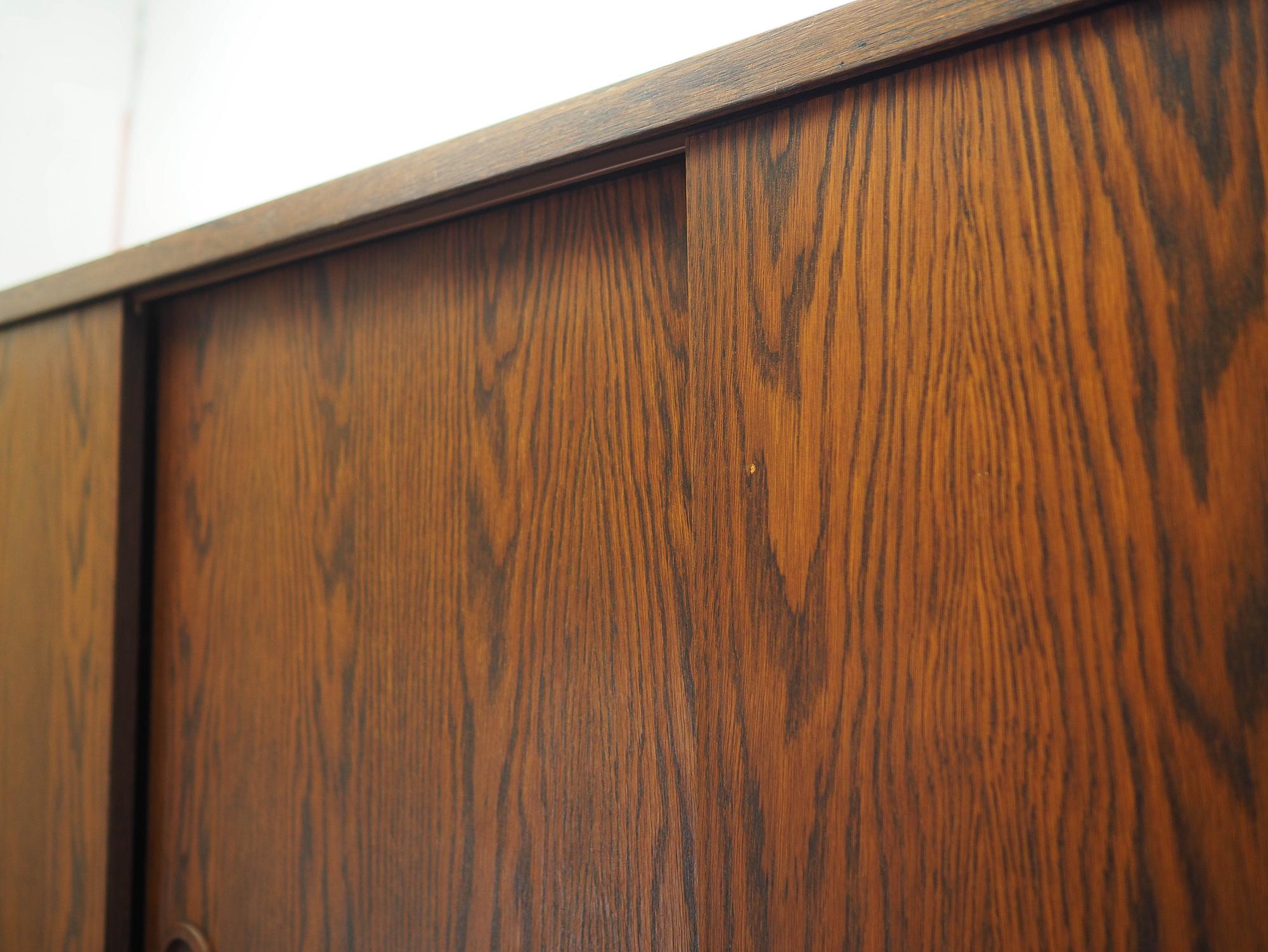 Oak cabinet Brown 1970s 8