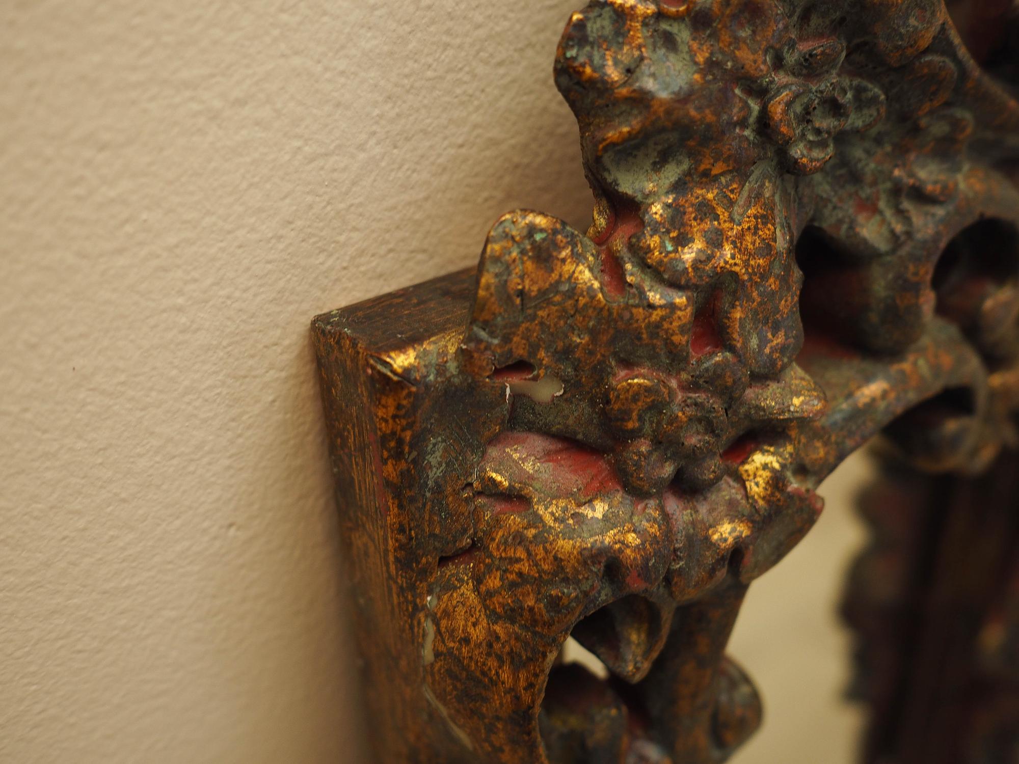 Mirror with wooden frame 6