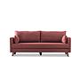Bella Schlafsofa 3-Sitzer Rot 7