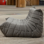 Togo Sofa 3-Sitzer Webstoff Warmgrau 2