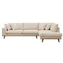 Corner Sofa Harper 3-Seater Right Beige 6