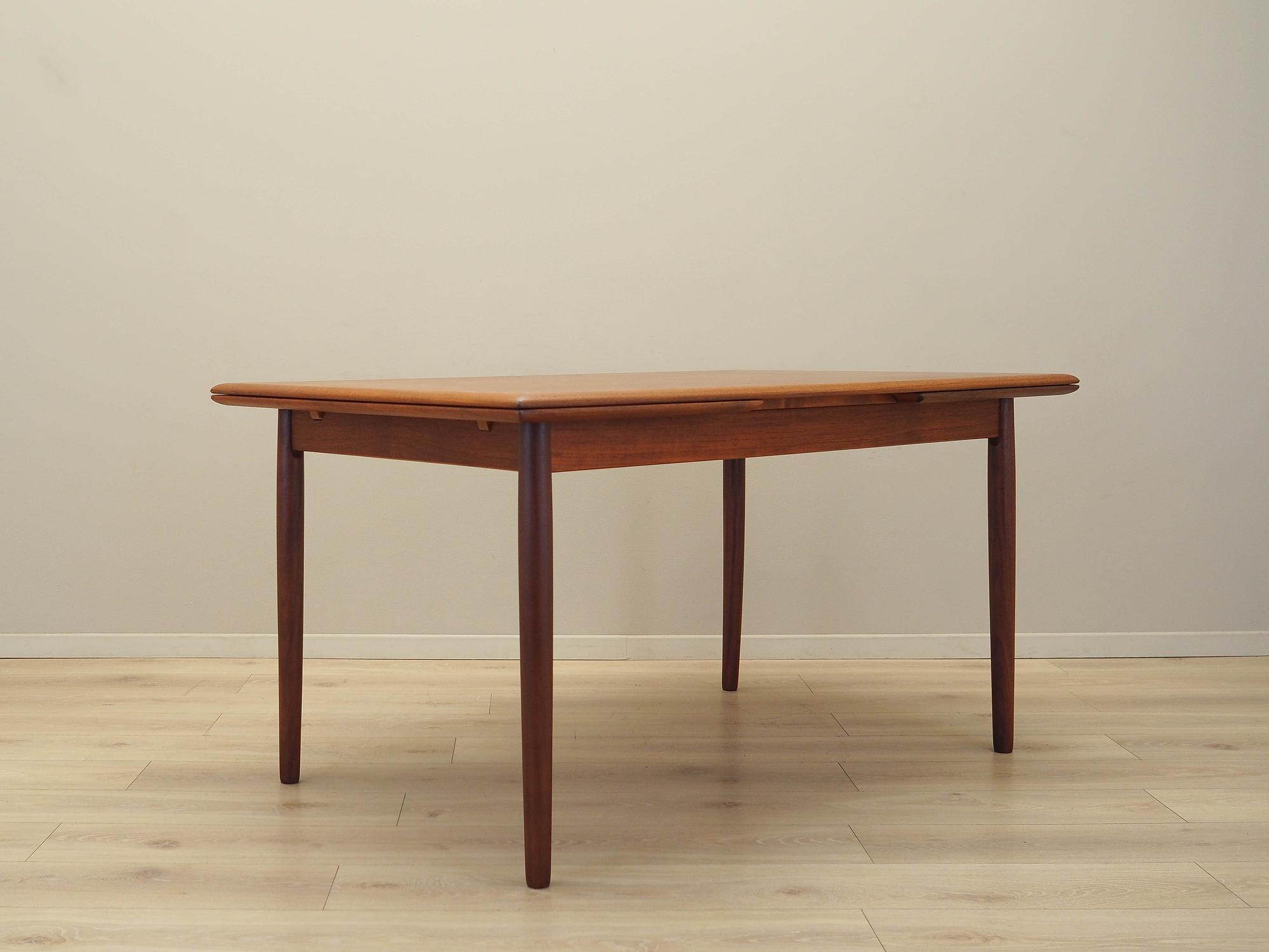 Teak table brown 1970s 6
