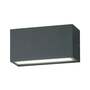 LED Wall Lamp Trent Aluminum 1-light Deep Black 0