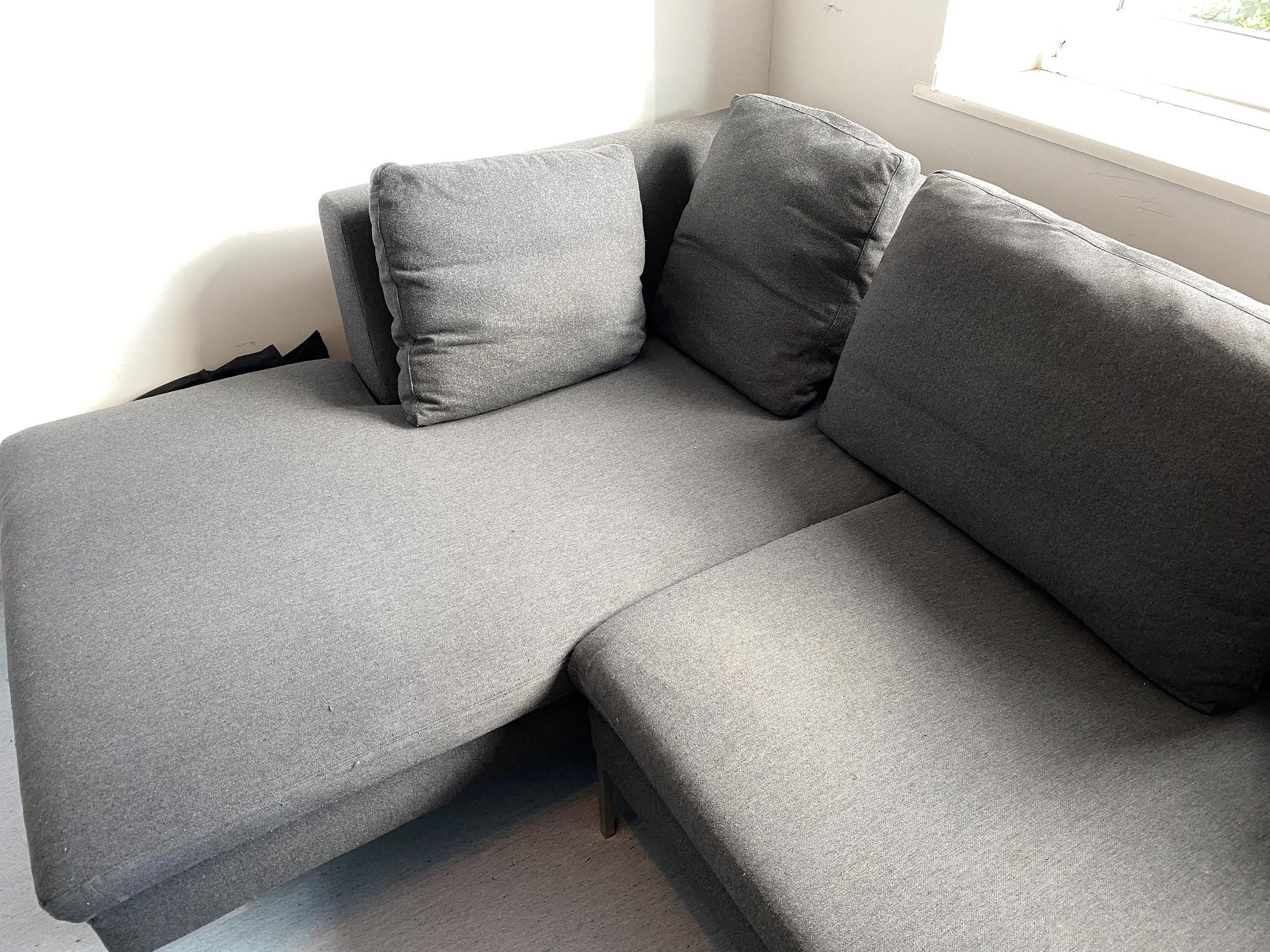 Ecksofa Grau Baumwolle von B&B Italia 3