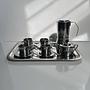 Inox Espresso-Set Tasse für 12 Personen Silber 0