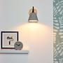 Possio Wall Lamp Artificial Stone Grey 2