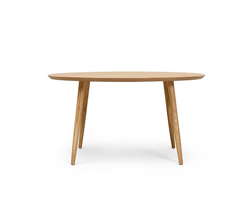 Hubert Couchtisch Holz Oak Ø 90cm  1