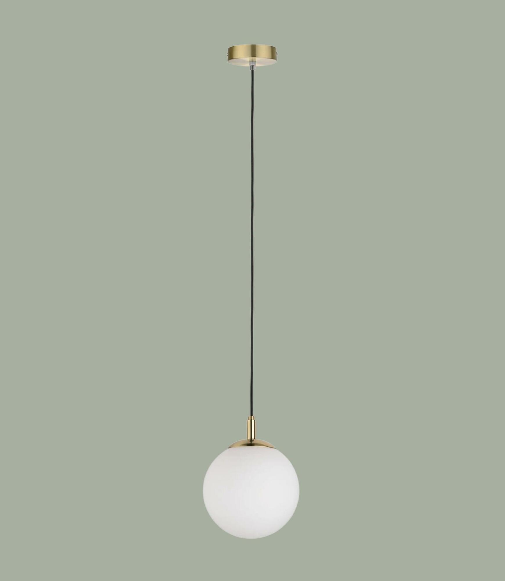 1-flammige Pendelleuchte Messing 1