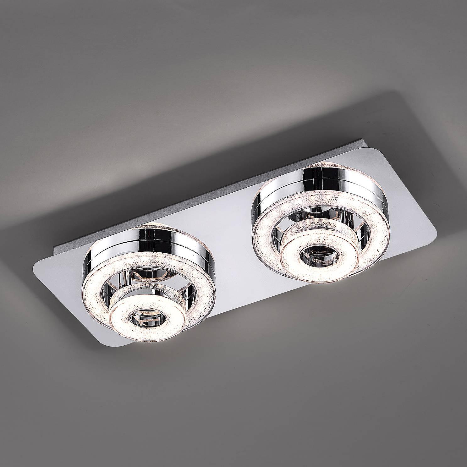 Tim LED-Deckenleuchte Acrylglas Stahl 4-flammig 3