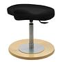 Children's pendulum stool myERGOSIT flat-weave fabric steel black 0