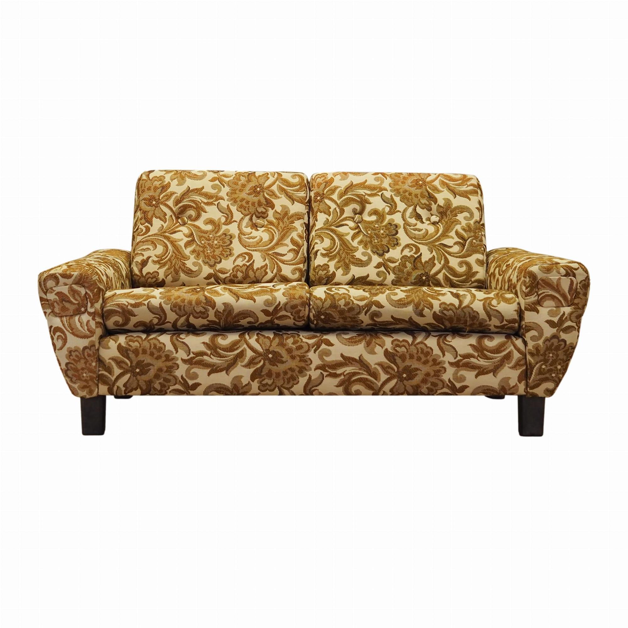 2-Sitzer Sofa Gelb 1960er Jahre 0