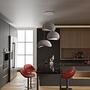3-Flammig Wabi Sabi Shibumi Orbs Pendelleuchte Beton Grau 4