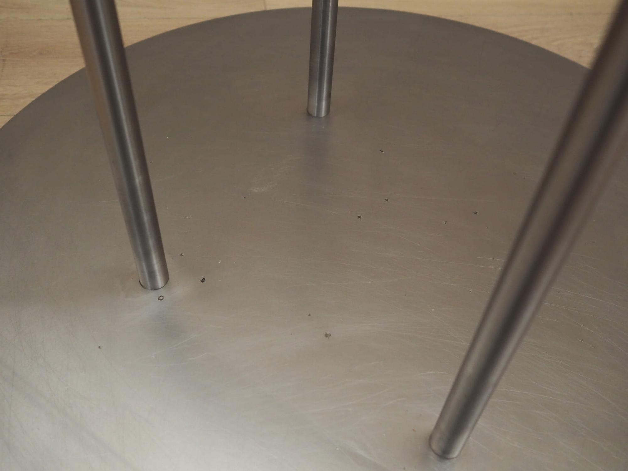 Vintage coat rack metal silver 1990s 11