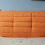 Togo Lounge Set Textil 2-tlg. Orange 4