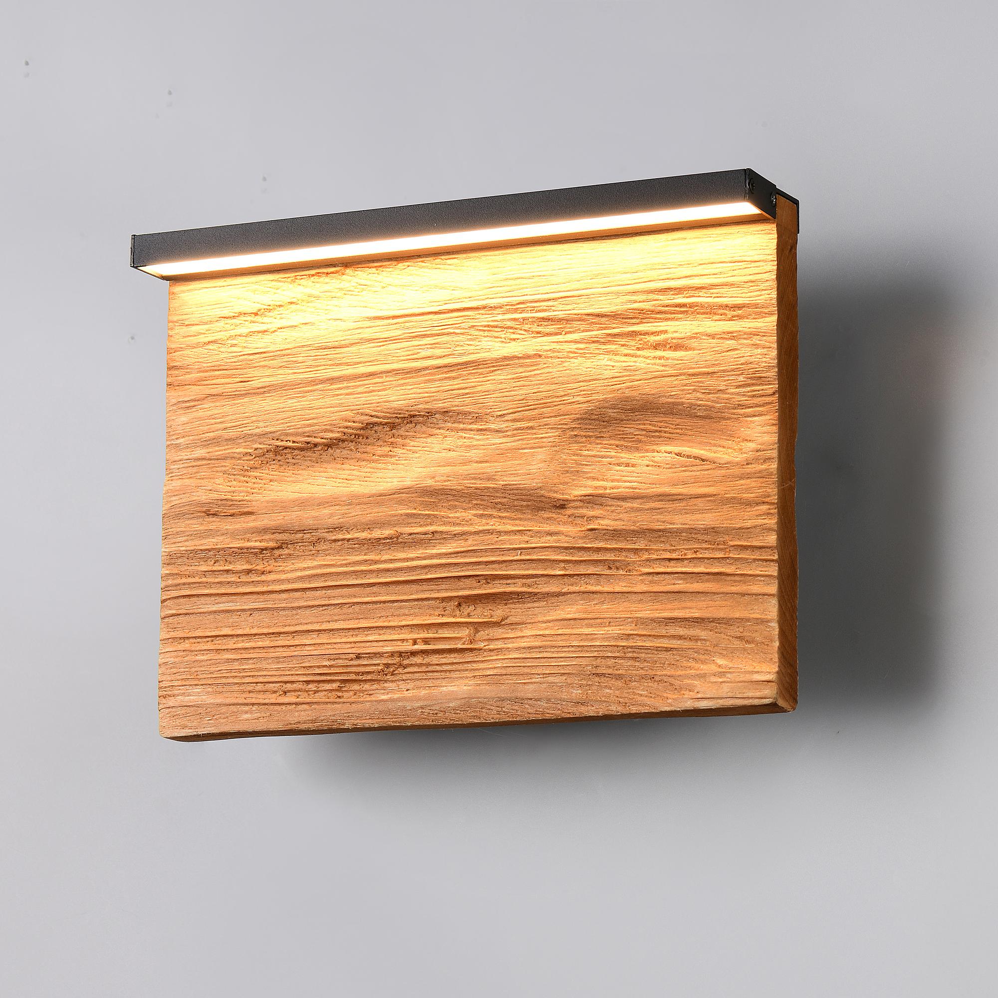 LED wall lamp Kalea 1-light pine iron 20 cm 1