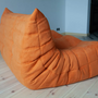 Togo Sofa 2-seater textile orange 6